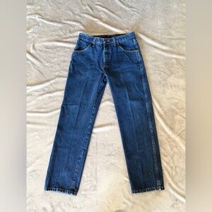 Rustler Men's Deep Blue Straight Jeans